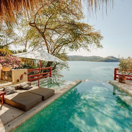 Dream Villa With Private Beach And Catering Zihuatanejo Eksteriør billede