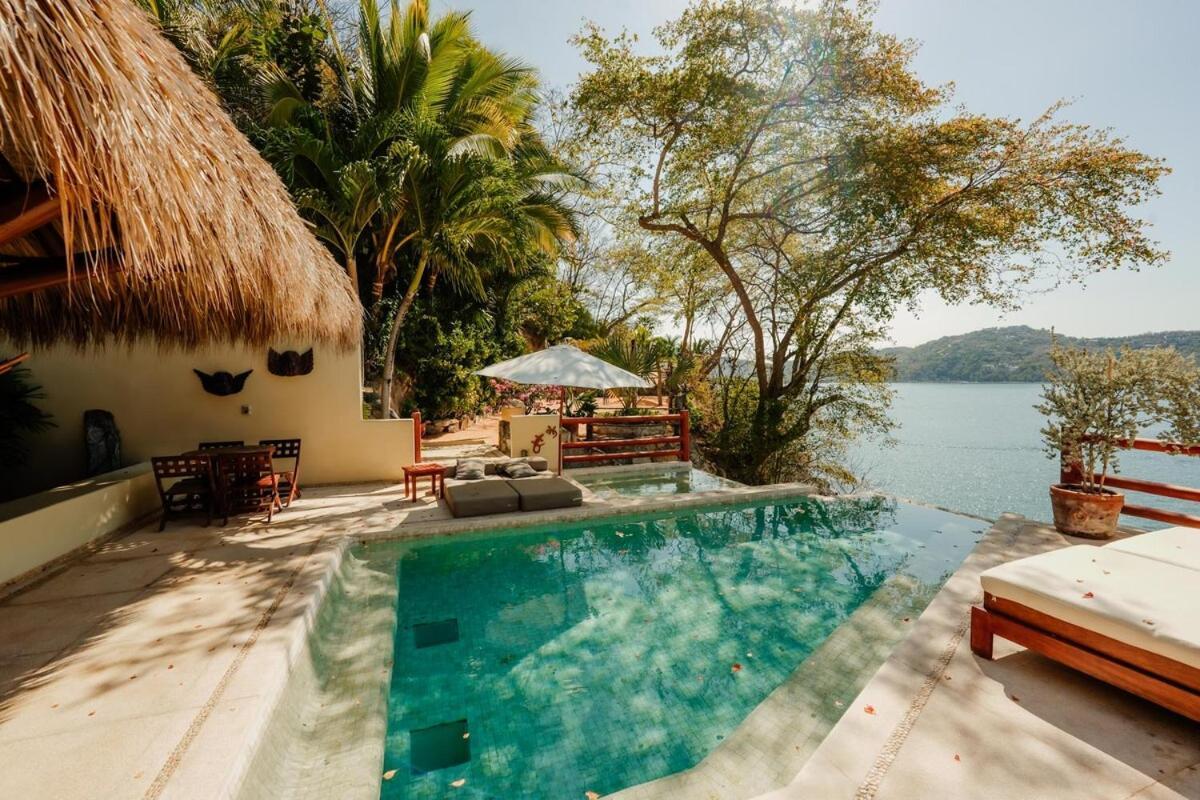 Dream Villa With Private Beach And Catering Zihuatanejo Eksteriør billede