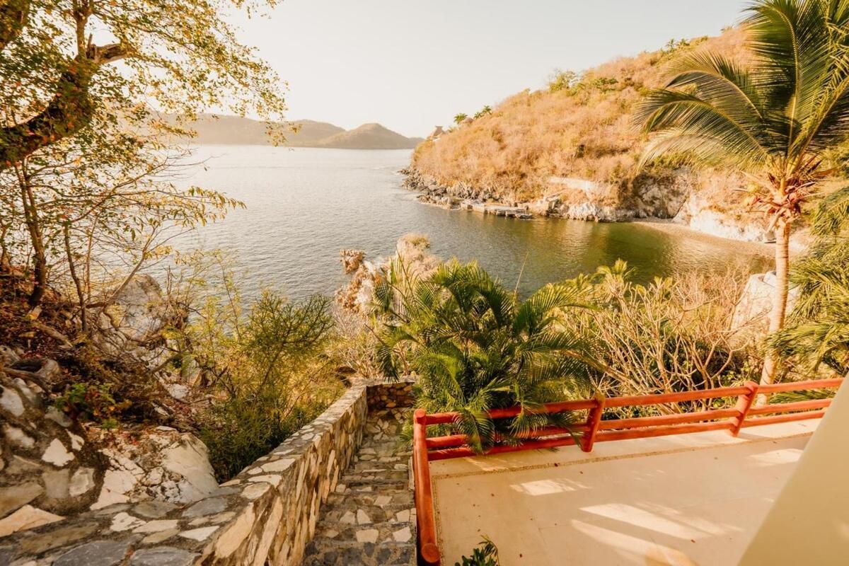 Dream Villa With Private Beach And Catering Zihuatanejo Eksteriør billede
