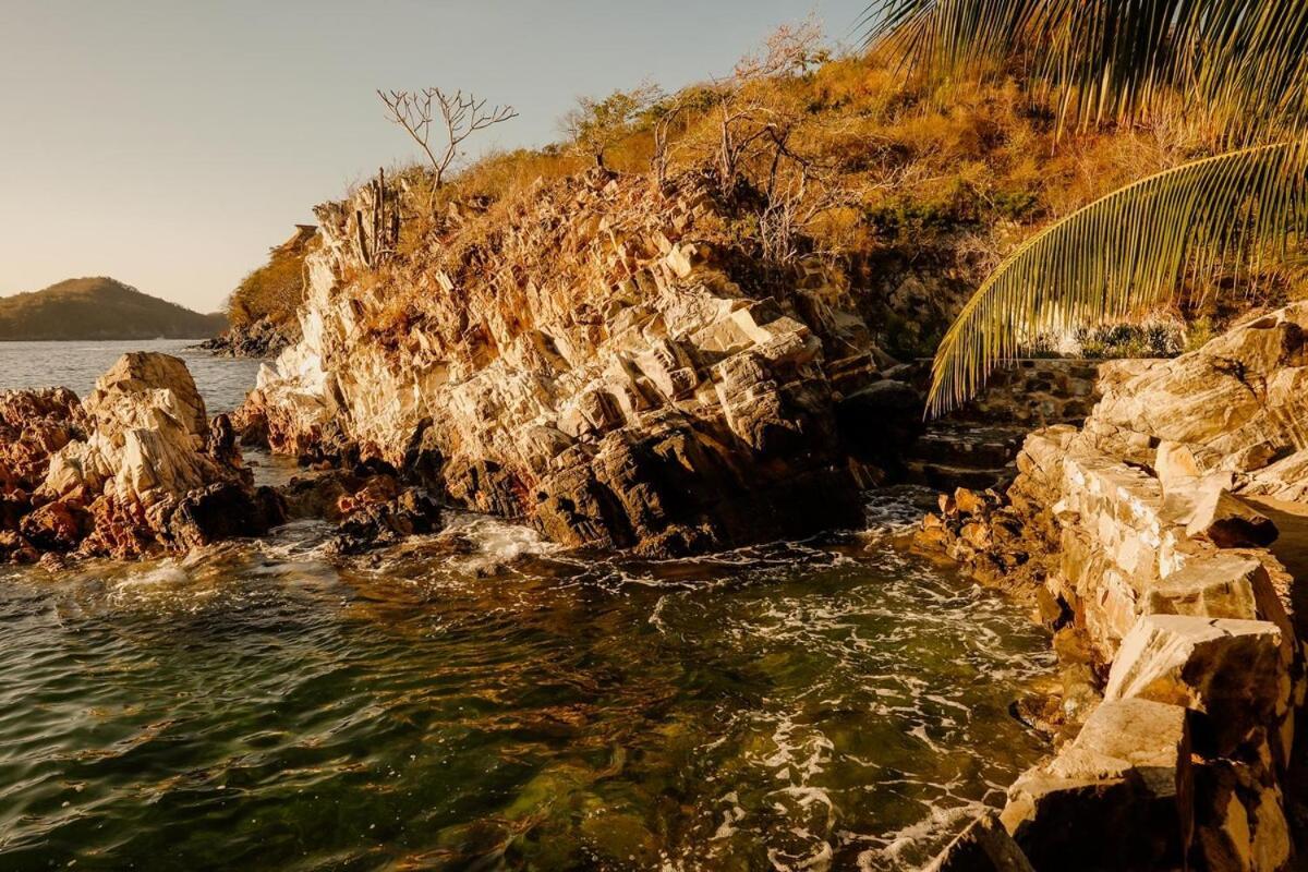 Dream Villa With Private Beach And Catering Zihuatanejo Eksteriør billede
